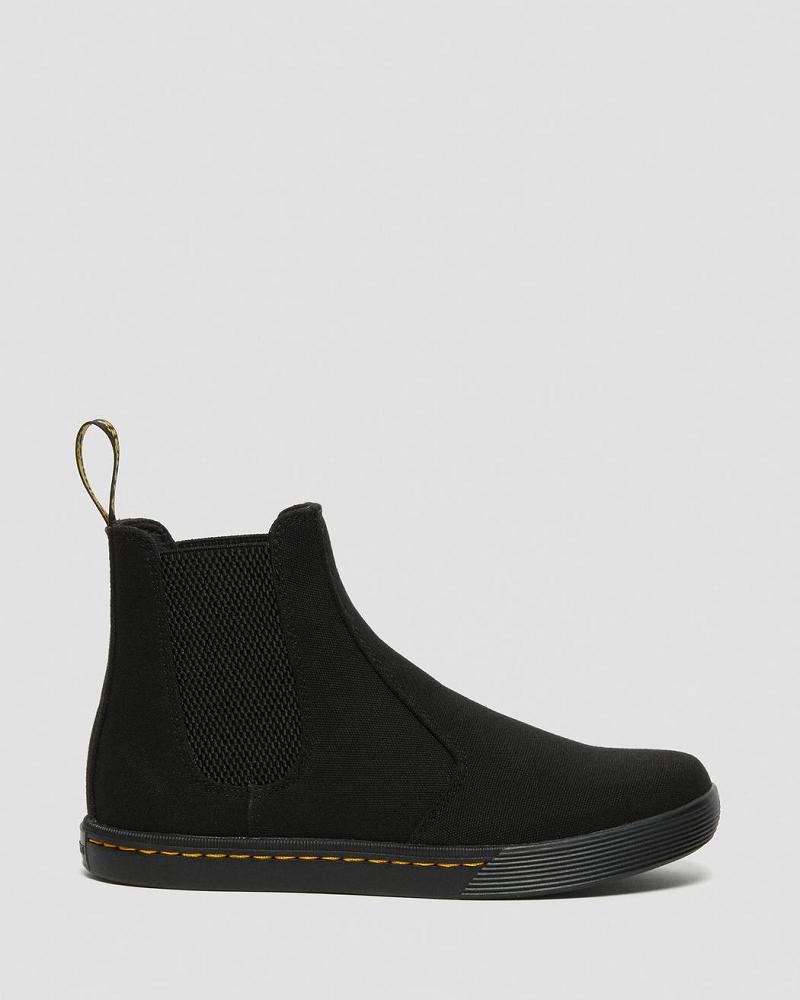 Dr Martens Makela Canvas Casual Ankelstøvler Dame Sort | DK 62EBC